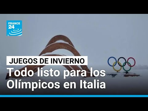 Todo listo para los Juegos Olímpicos de Invierno en Italia