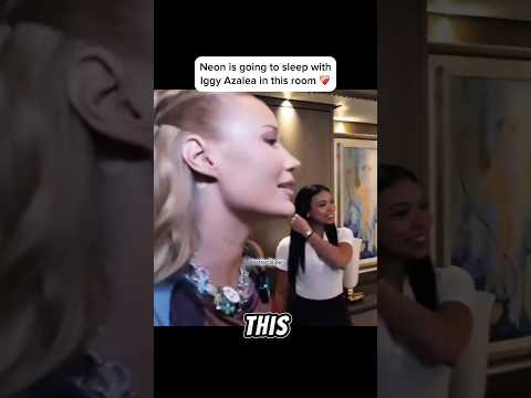 Iggy Azalea invited neon to sleep on the same bed with her ❤️‍🩹 #n3on