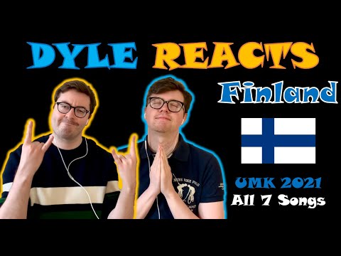 UMK 2021 REACTION ALL SONGS - Finland Eurovision 2021 #DyleReacts