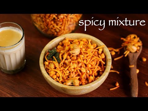 mixture recipe | south indian mixture recipe | how to make spicy kerala mixture