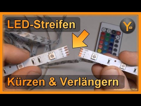 LED-Streifen richtig kürzen und verlängern!