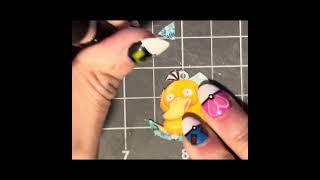 Psyduck card turned into earrings!! #pokemontcgcommunity #pokemoncards #pokemonchannel #pokemon