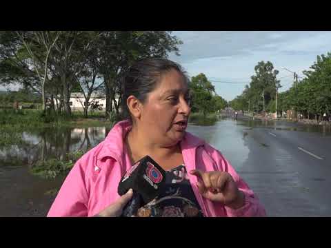 El agua volvió a golpear a El Chañar