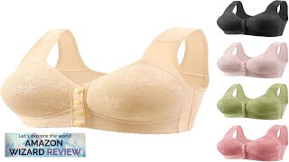 Daisy Bras for Older Women Front Closure Bras Push Up Bra No Review