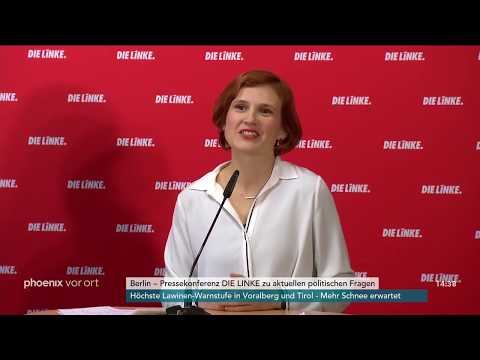 Pressekonferenz mit Katja Kipping zu aktuellen politischen Themen am 14.01.19