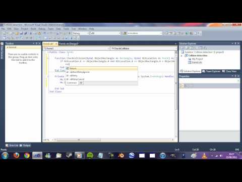 Visual basic Collision detection tutorial