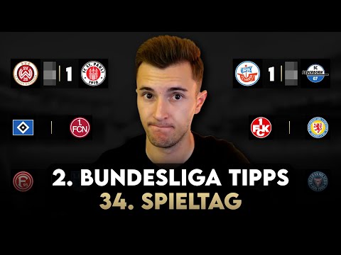 2. Bundesliga Prognose | 34. Spieltag Tipps & Vorschau | 2023/24