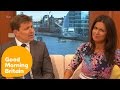 Susanna Reid Gets Annoyed At Creaky Sofa Good Morning Britain