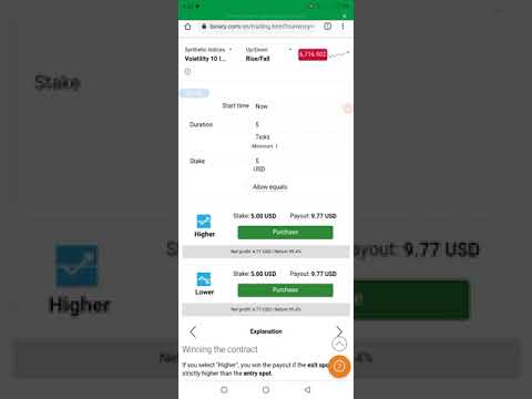 index 10 rise fall spot binary deriv strategy