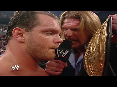 Triple H, Chris Benoit & Shawn Michaels WrestleMania Contract Signing! - Raw 9/2/04 (2/2)