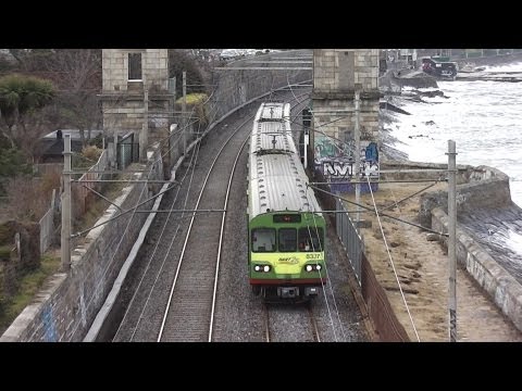 8300 Class DART Train number 8337 - Blackrock, Southbound