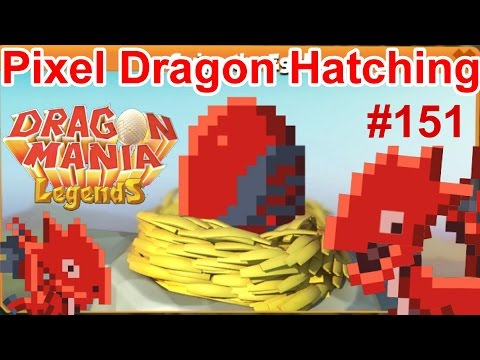 Legendary Pixel Dragon Hatching + Empress Dragon! - Dragon Mania Legends #151