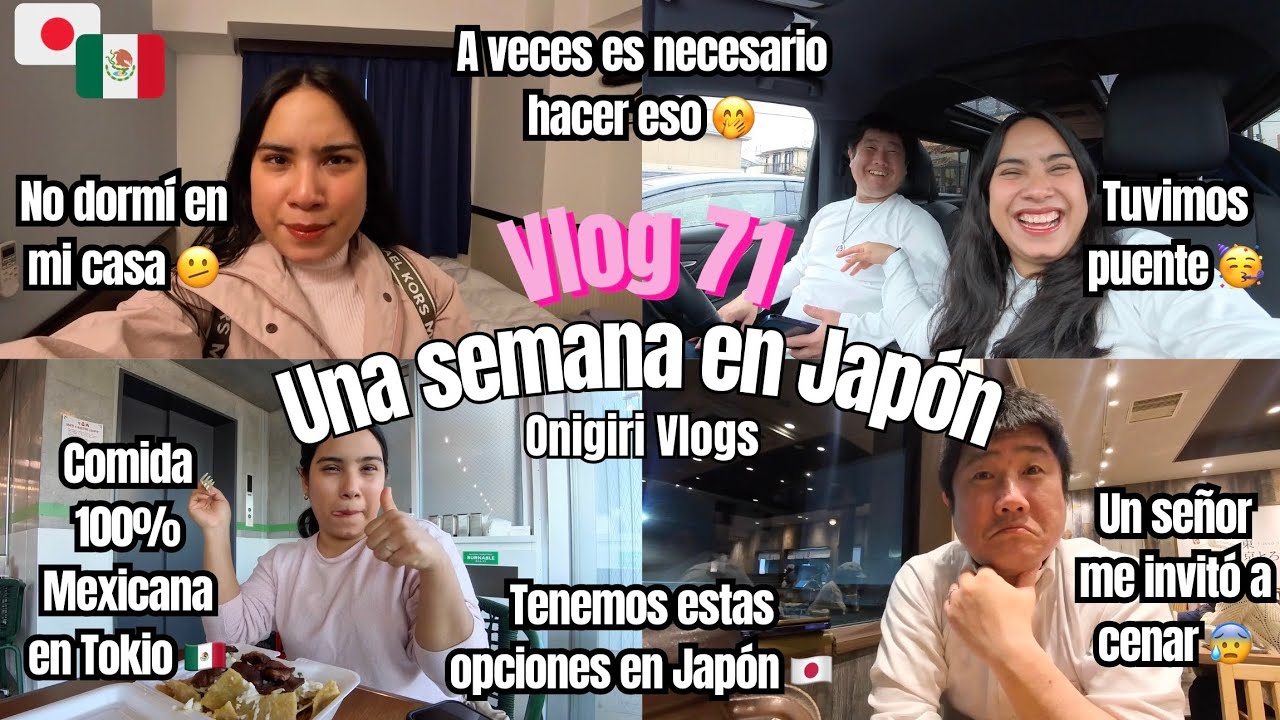NO dormí en MI CASA 🫤 + COMIDA MEXICANA en TOKIO 🇲🇽+ Fin de semana LARGO 🥳 | Vlog 71
