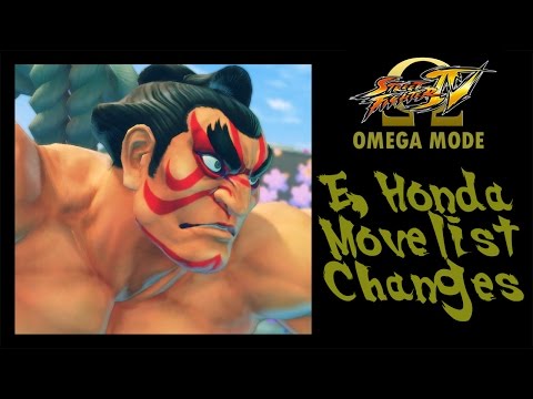USFIV: Omega Mode - E. Honda Move List Changes