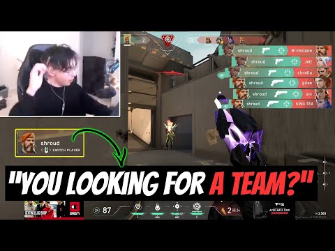 TenZ Offered Shroud a SPOT on SENTINELS After he did this...