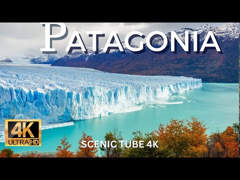 FLYING OVER PATAGONIA -4K UHD || Relaxing Music Along With Beautiful Nature Videos || Scenic Tube 4K