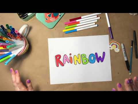 How to Draw Bubble Letters ~ Trick for drawing bubble...