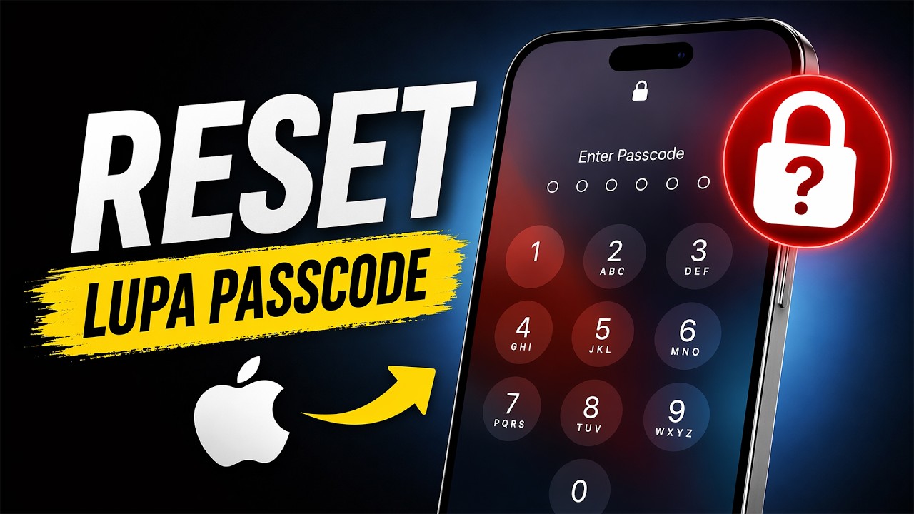 HANYA 5 MENIT! Cara RESET iPhone yang Lupa Passcode dengan 4uKey iPhone Unlocker