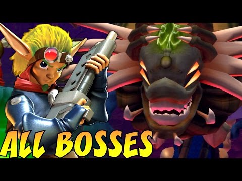 Jak 1, 2 and 3 HD Trilogy - All Bosses (No Damage)
