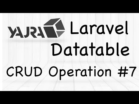 YajraBox Laravel Datatable | CRUD in Datatable 7