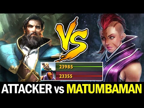 ATTACKER the Best Kunkka vs Matumbaman Antimage — Unkillable Boss