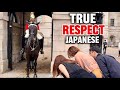 ️ JAPANESE Family SHOWS Respect And Bows To The King S Guard And Horses