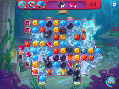 Fishdom Hard level 5866 no boosters フィッシュダム ハード [Friend's]