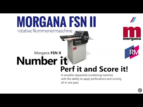 MORGANA FSN II - rotative Nummeriermaschine
