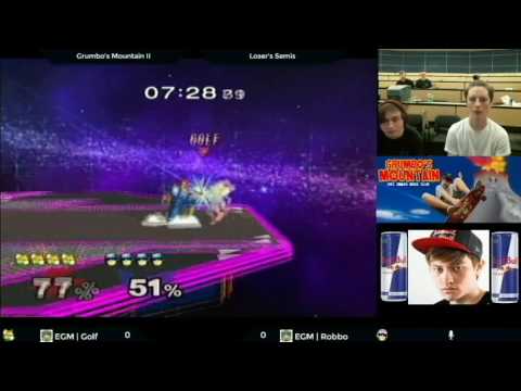 Grumbo's Mountain II  -  EGM | Golf (Fox)  vs  EGM | Robbo (Cpt. Falcon)  Loser's Semis