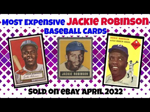 YouTube video about: How much is a jackie robinson baseball card worth?