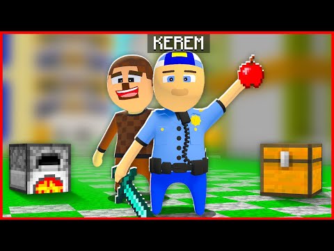 KEREM KOMİSER GERÇEK DÜNYADA! 😱 - Minecraft