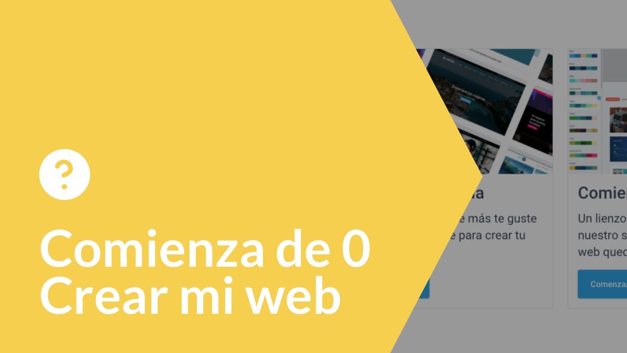 Cómo crear mi web | Empezar desde 0a