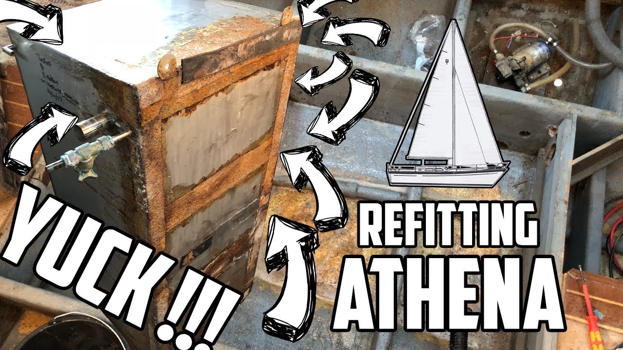 Sail Life - Crusty old water tank, new hatches installed & condensation issue - DIY  sailboat refit