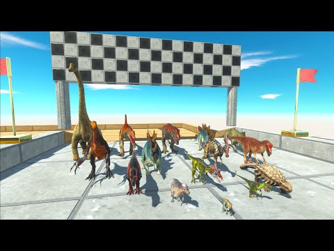 SPEED RACE ALL DINOSAURS - TO GET FASTER - Animal Revolt Battle Simulator