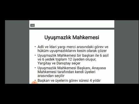 Anayasa ve vatandaşlık soru çözümleri 48. soru uyuşmazlık mahkemesi