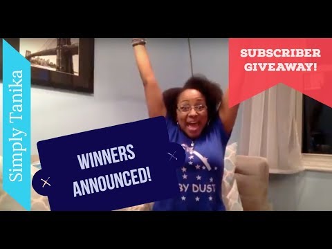 Giveaway Winners Announced! TTC Giveaway Video