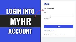 How to Login Into Account on MyHR (2025) | Sign In to Account on MyHR