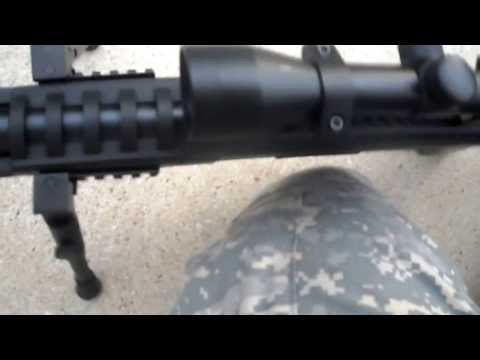 black ops .177 cal sniper rifle pellet gun shooting and review