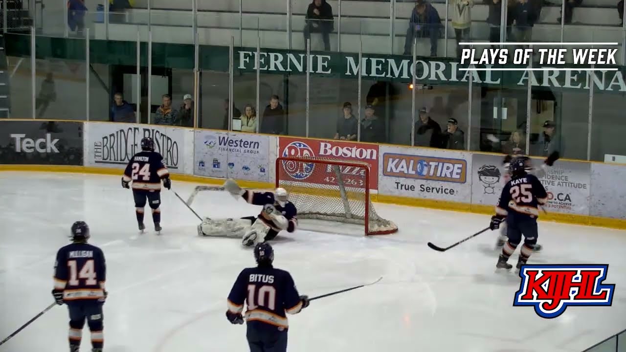 KIJHL Plays of the Week - Jan. 10/24