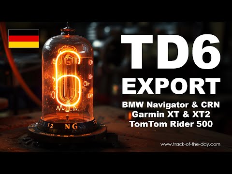 TD6 - Routen richtig exportieren - Track of the day - Deutsch #garmin #tomtom #makelifearide