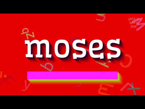 MOSES - HOW TO PRONOUNCE IT? #moses