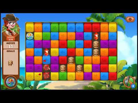 Lost Island Blast Adventure Level 178 - NO BOOSTERS 🏝️ | SKILLGAMING ✔️