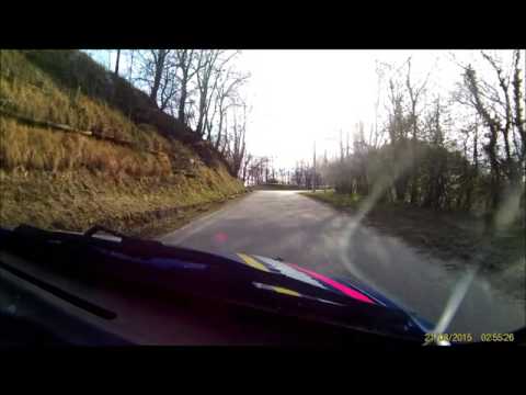 Cameracar Fabrizio Rosano - Luca Meitre - PS 6 Miglior Tempo di A6 - 5° Rally del Grignolino 2017