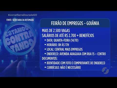 Feirão de empregos oferece oportunidades de trabalho em Goiânia
