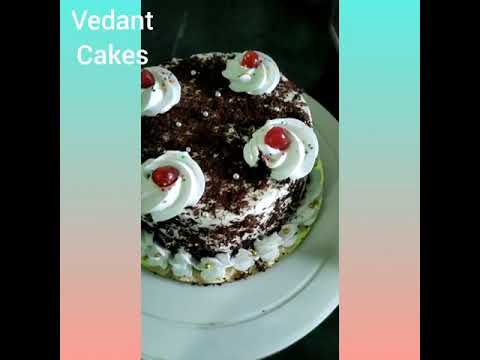 simple chocolate cake design By vedant cakes