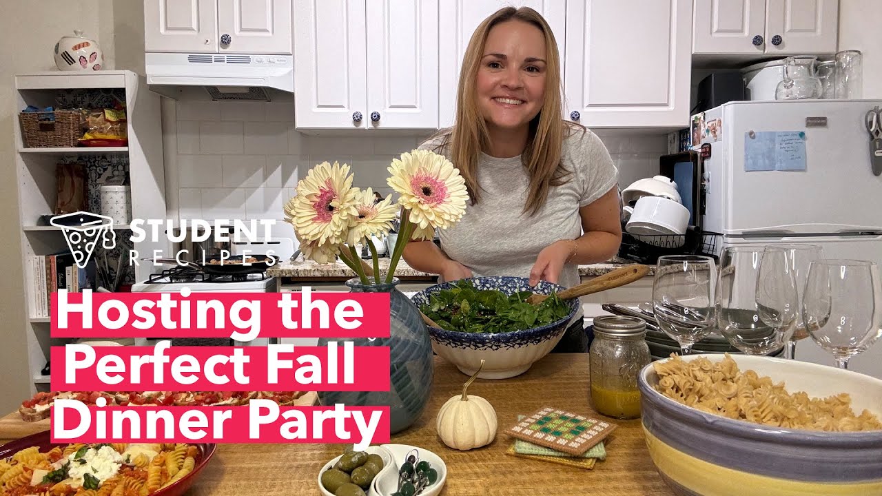 How to Plan a Festive Fall Dinner Party Menu #dinnerparty #hostingtips #falldinnerparty #partymenu