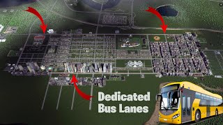 Building Dedicated Bus Lanes in Cities Skylines 2