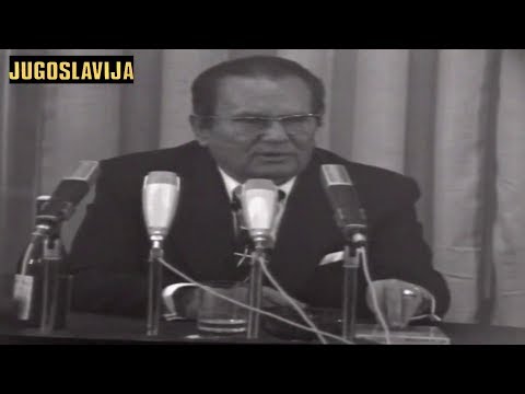 Josip Broz TITO objasnio problem Kosova - KOSOVO MORA DA NAPREDUJE a ne stagnira U JUGOSLAVIJI! 1975