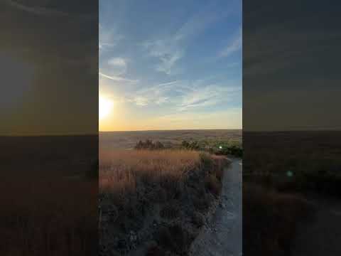 there is a Cliffe by the campground and this is the view from that Cliff