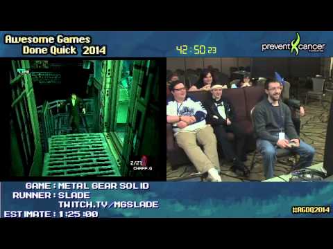 AGDQ 2014 - Metal Gear Solid - SLADE - Speedrun